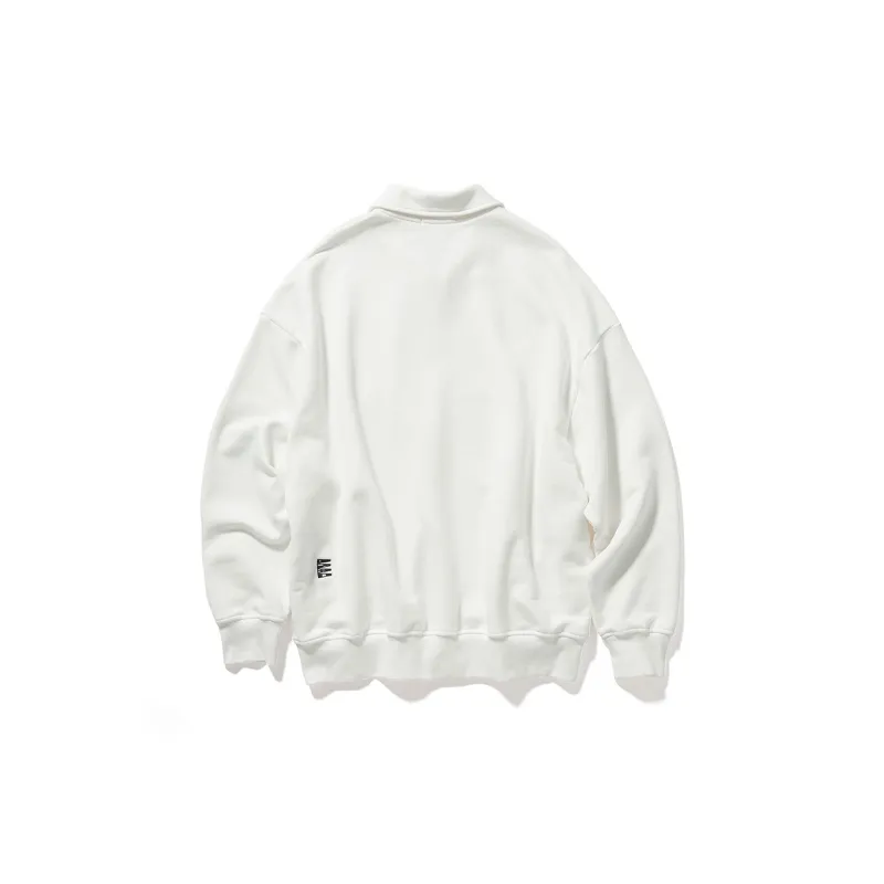 Nautica White Sail Sweatshirt Unisex-1