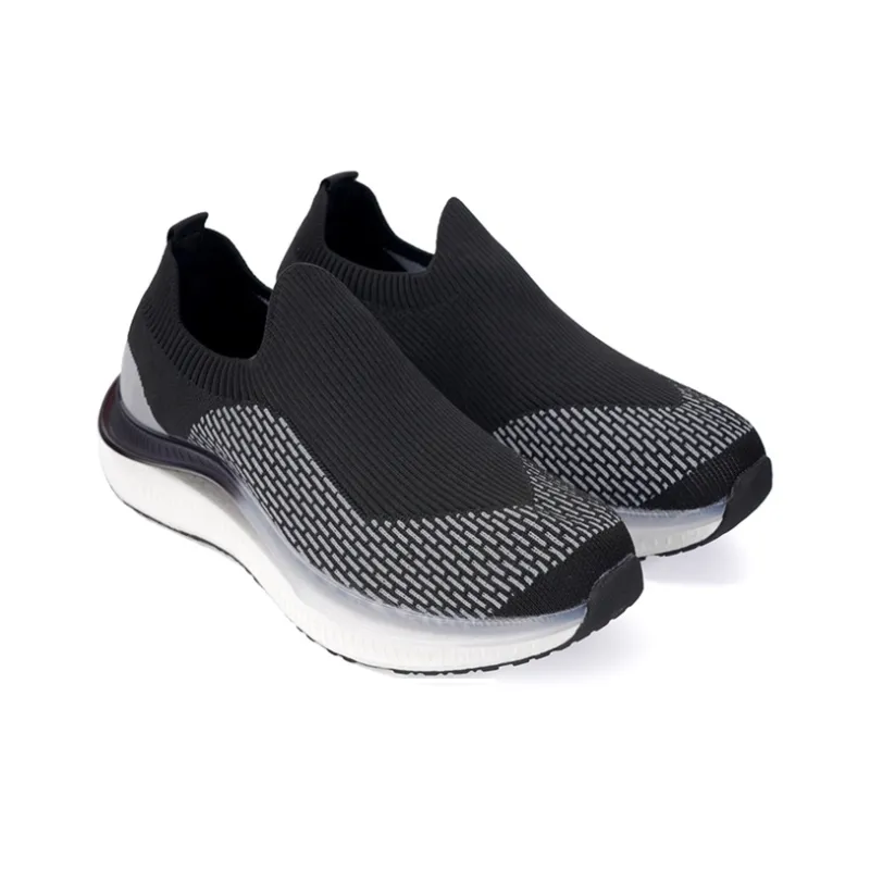 VOIT Anti Slip Wear Resistant Low Top Casual Shoes Unisex Black-2