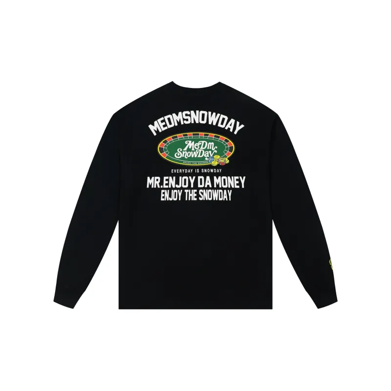 Snowday X MR.ENJOYDA MONEY T-Shirts Unisex Black-1
