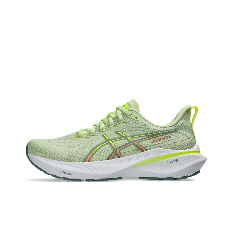 Asics GT 2000 13 Anti Slip Wear Resistant Low Top Running Shoes Unisex Matcha-0