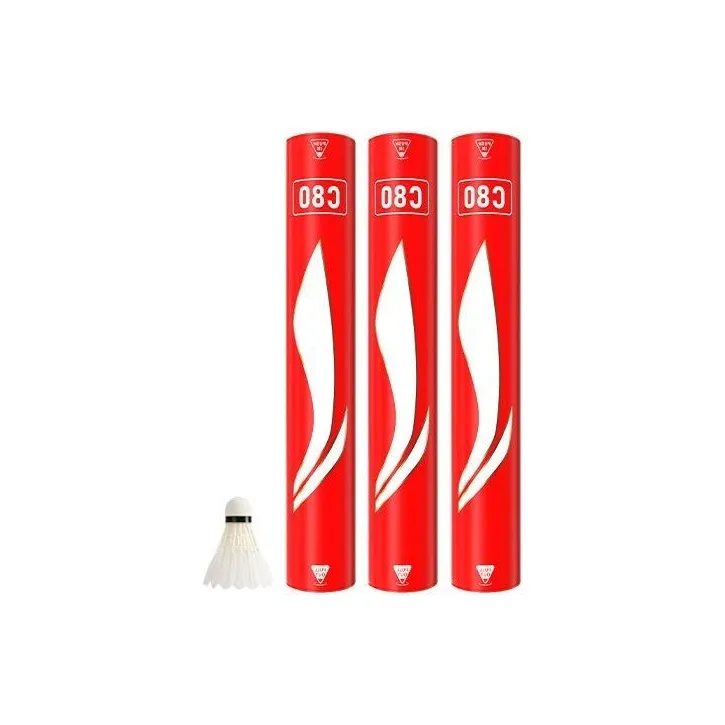 LiNing Duck Feather Shuttlecock 12 Pack CiGu Duck Feather Match Ball Shuttlecocks-5