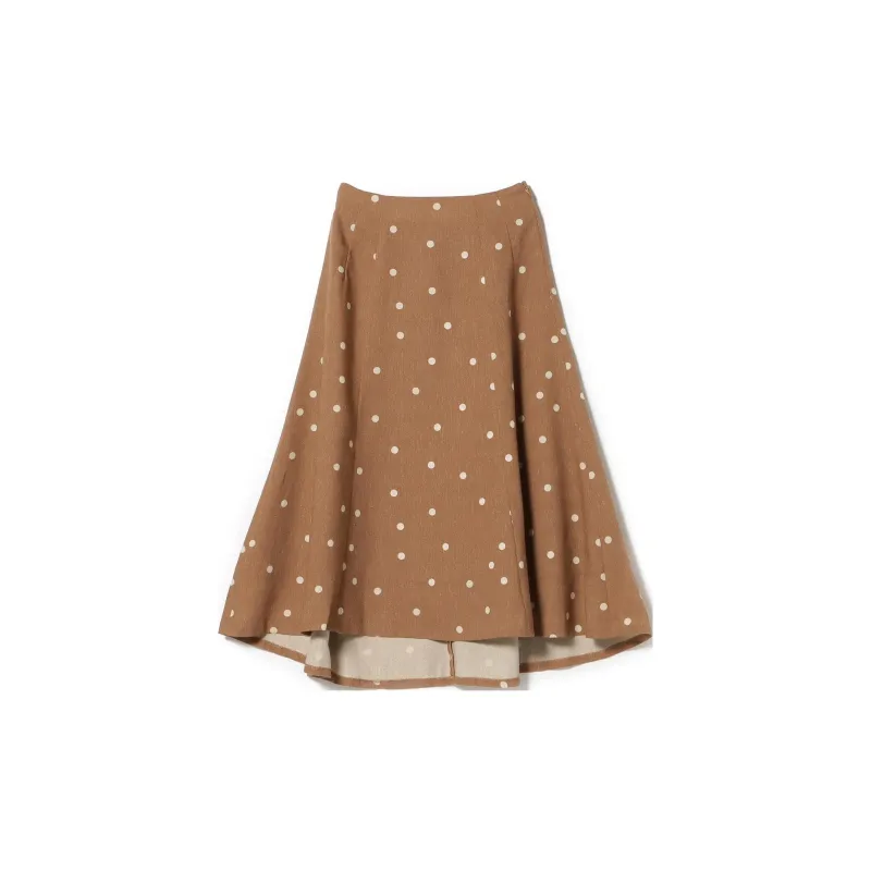 Beams Casual Long Skirts Women's Brown-1