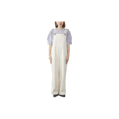 Beams Overalls Women's Off White