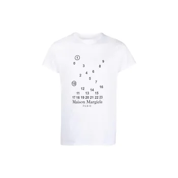Maison Margiela Graphic Printed Crewneck T Shirt