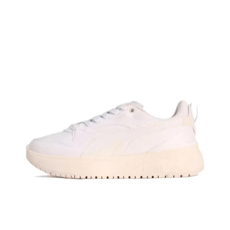 PUMA R78 Anti Slip Wear Resistant Low Top Casual Shoes Women's White-0