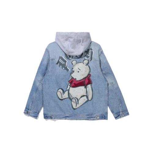 ABLE JEANS Denim Jackets Women's Vintage Sky Blue