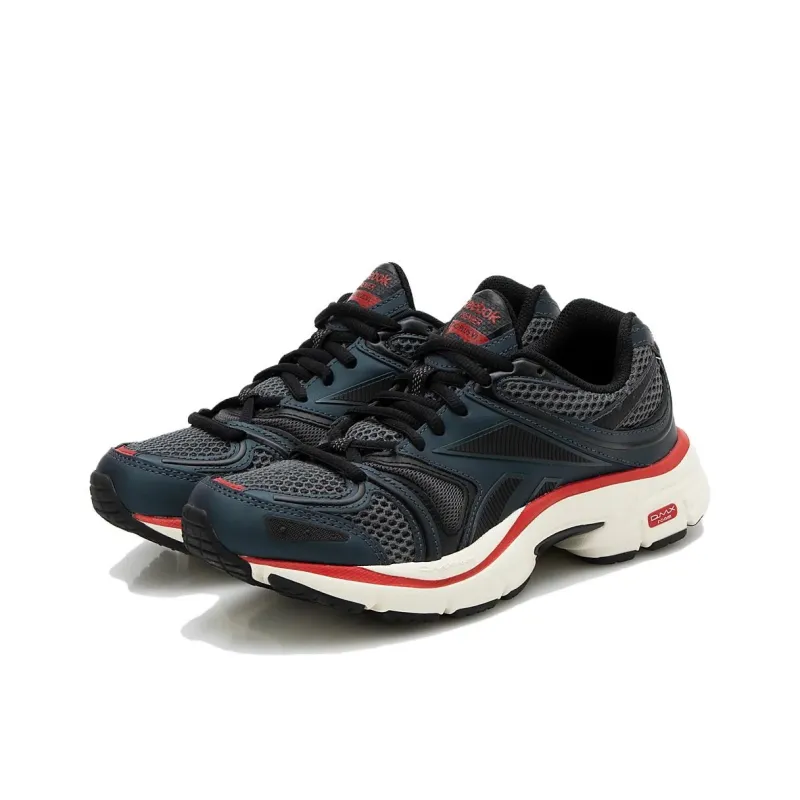 Reebok Premier Road Plus 6 Anti Slip Wear Resistant Low Top Casual Running Shoes Unisex Gray White-3