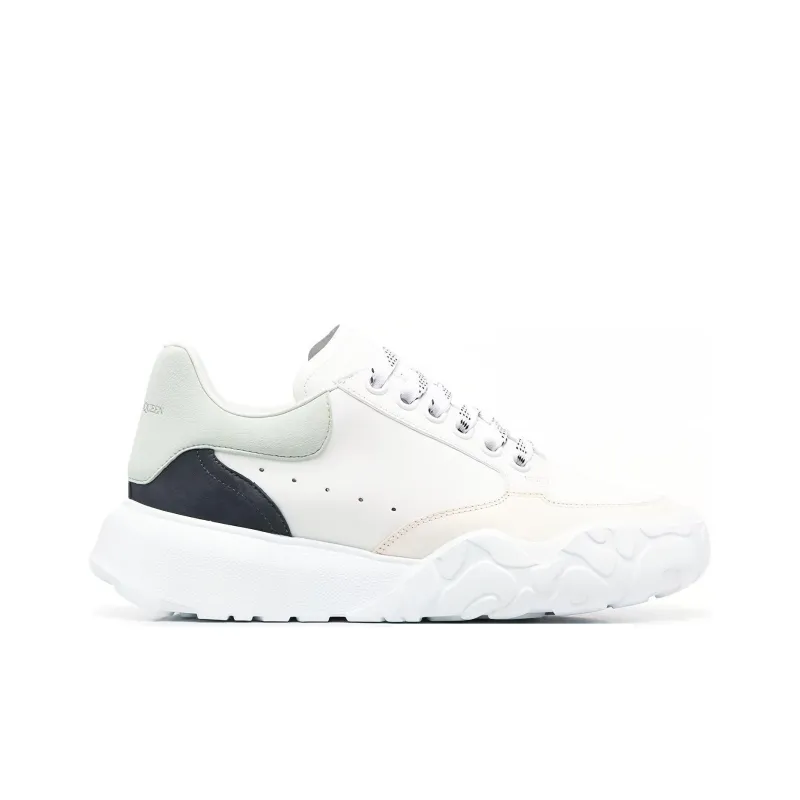 Alexander McQueen Court Low Top Athletic Shoes Women's White-1