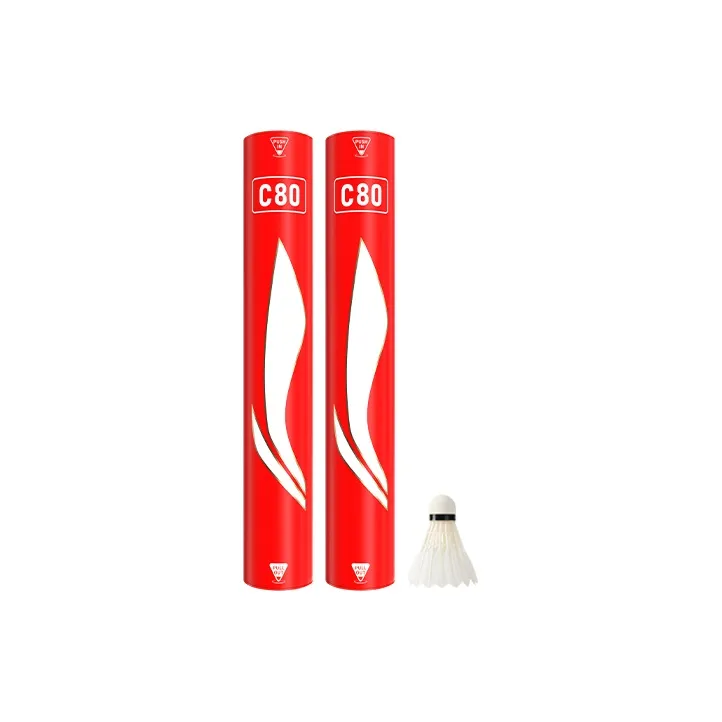 LiNing Duck Feather Shuttlecock 12 Pack CiGu Duck Feather Match Ball Shuttlecocks-2