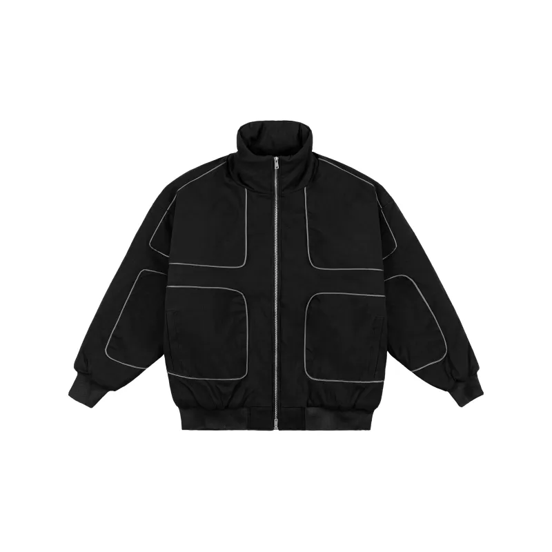 XINYINSU Puffer Jackets Unisex Black-1
