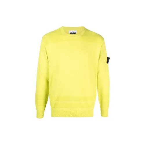 STONE ISLAND T-Shirts Men Yellow