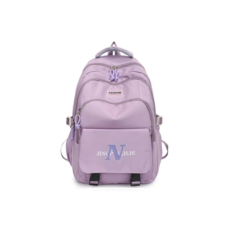 KARUISHA Oxford Backpack Women's Black/Purple/Green/Khaki/Blue/Pink-11