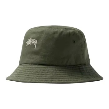Stussy - Bucket Hats Unisex Army Green