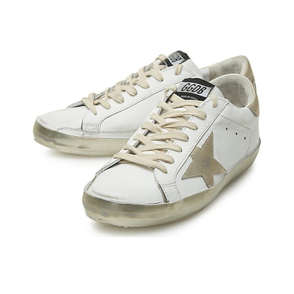 Golden Goose Super-Star Classic 'White/Gold' Sneakers US M 9
