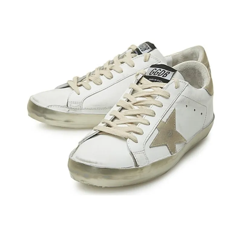 Golden Goose Super-Star Classic "White/Gold" Sneakers-2