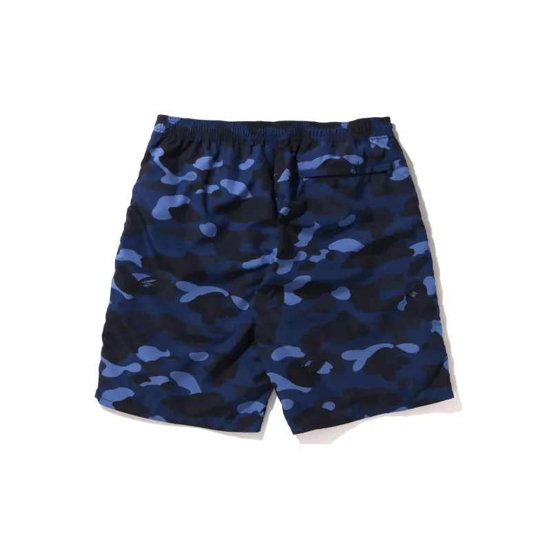BAPE Color Camo Shark Beach Shorts-3