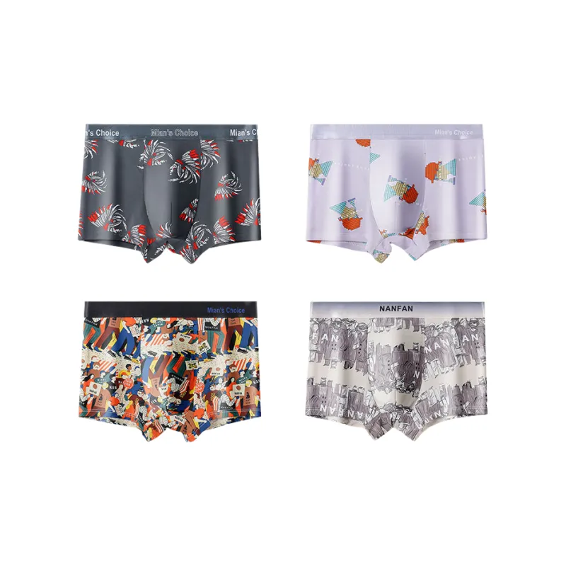 Lan Miao Underpants Men's 4 Pack-8