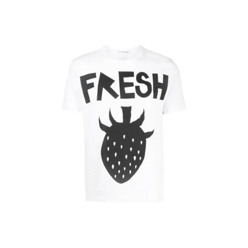 CDG T-Shirts Unisex White