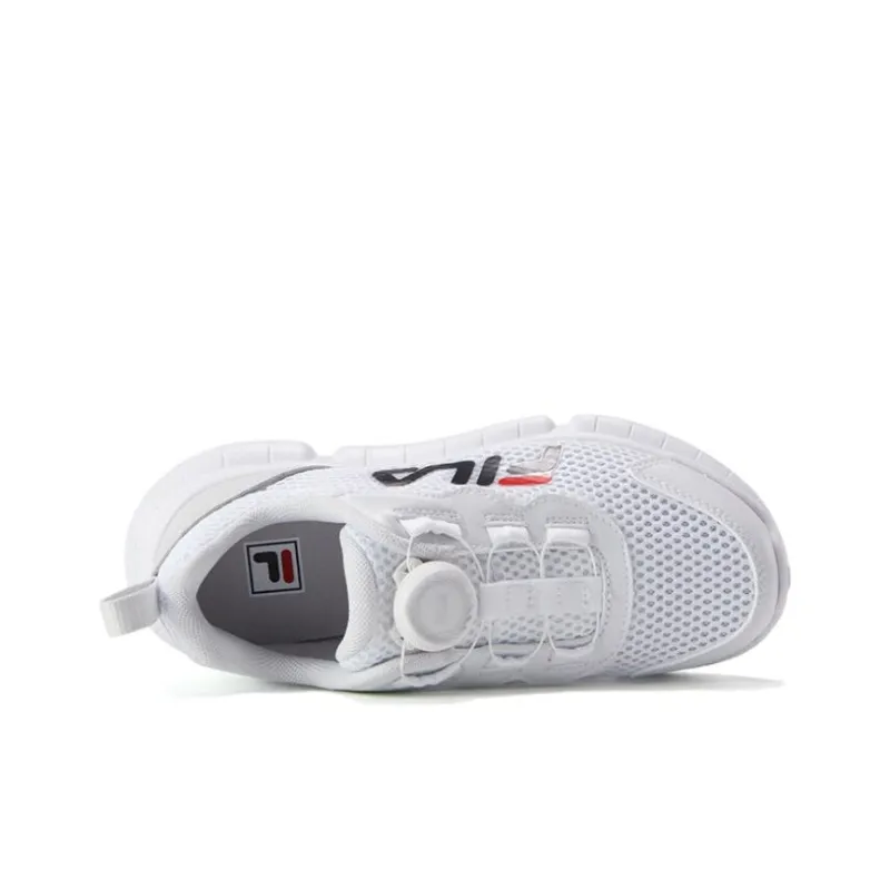 FILA KIDS Slip Resistant, Abrasion Resistant, Breathable Low Top Kids' Running Shoes White Teenagers-2