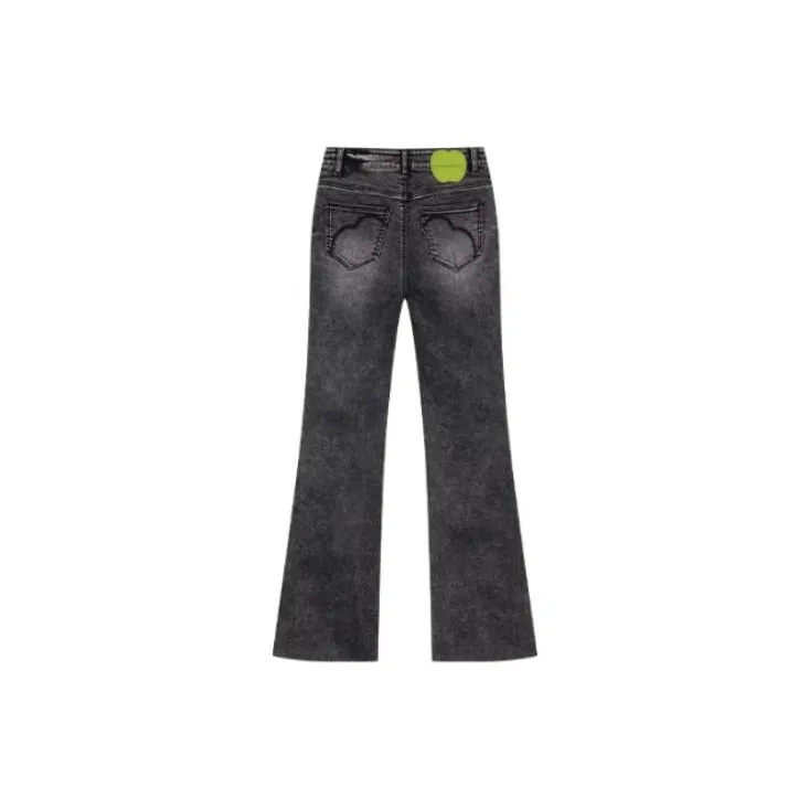 UOOYAA Jeans Women's Dark Gray-1