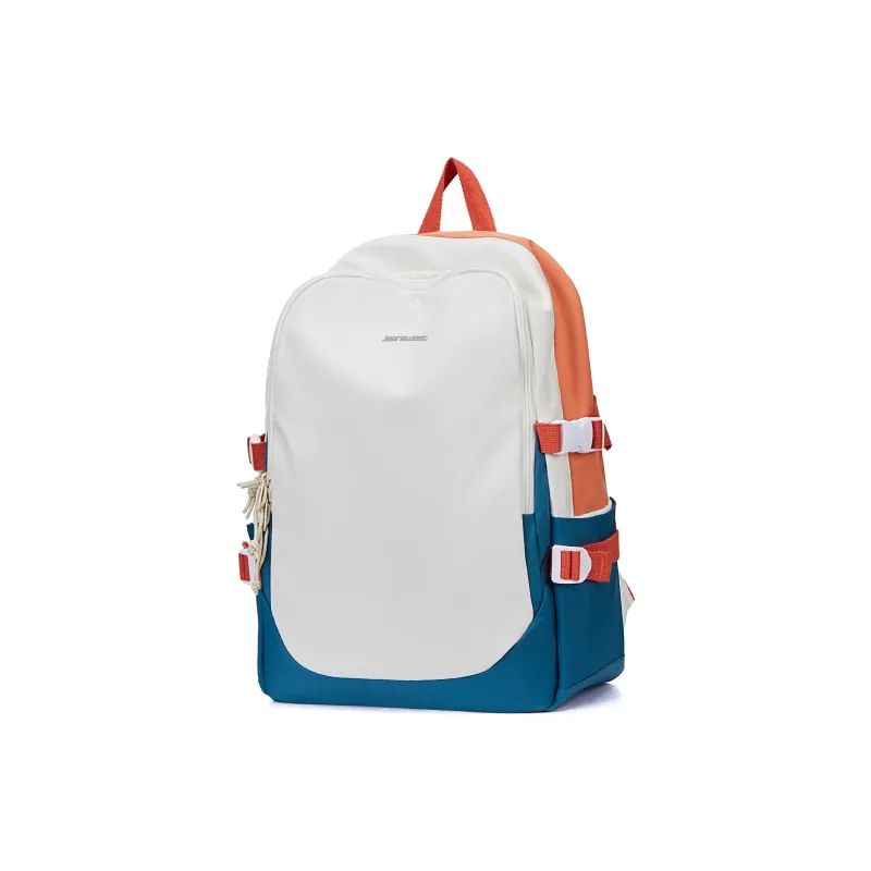 JEANSWEST Fabric Backpack Unisex Black/Dark Blue/Light Blue/Blue Yellow/Gray-5