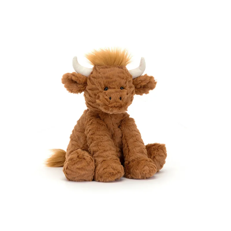 JELLYCAT Fuddlewuddle Highland Cow Plush Toy-2