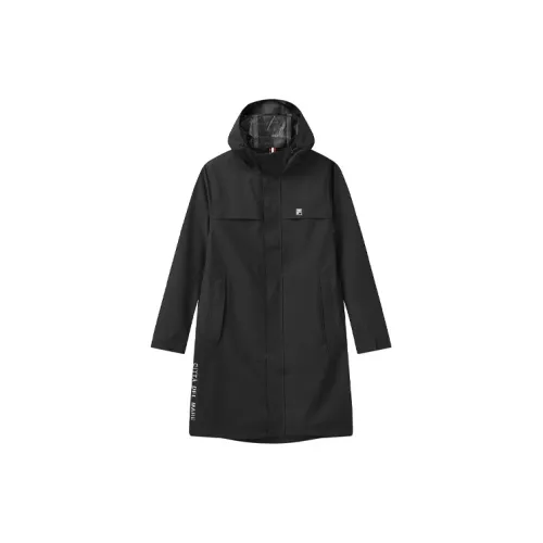 FILA Trench Coats Men Black