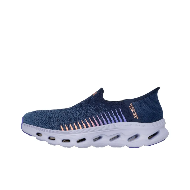 Skechers Slip Ins Anti Slip Wear Resistant Low Top Casual Shoes Women's Blue-0