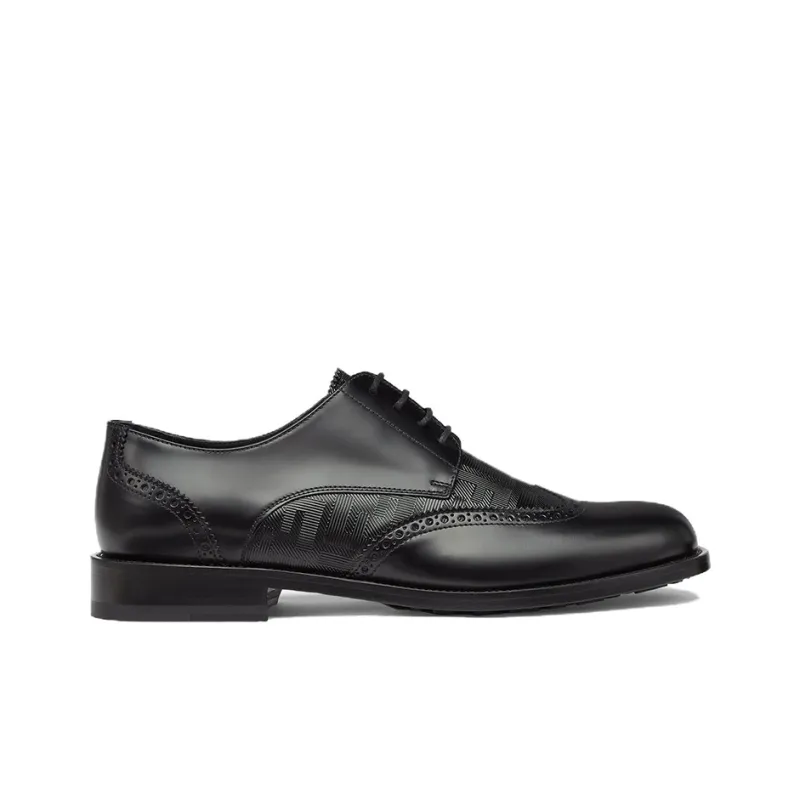 FENDI Dress Shoes Men Low-Top Black-1