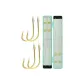 Jinxiu Barbed Hook[3+Thread 0.4/0.6, 20 Pcs Each]