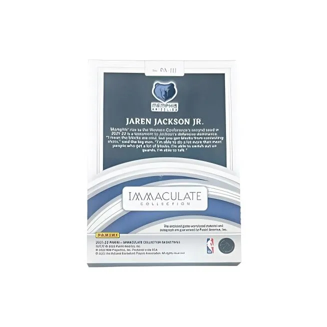 PANINI Jaren Jackson Jr., Star Card, Card Access Pass Sports Cards 1 Pc-1