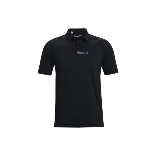 Under Armour Rush Polo Shirts Men Black