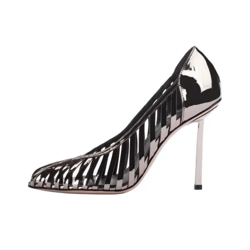 Le Silla Cage Leather Pumps