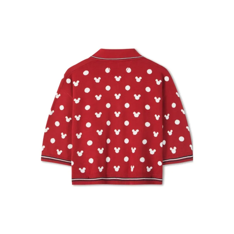 Tommy Hilfiger x Disney Tommy Hilfiger X DISNEY Co branded Series Polo Shirt Women's Apple Red-1