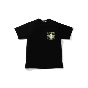 A BATHING APE Abc Camo Pocket Tee