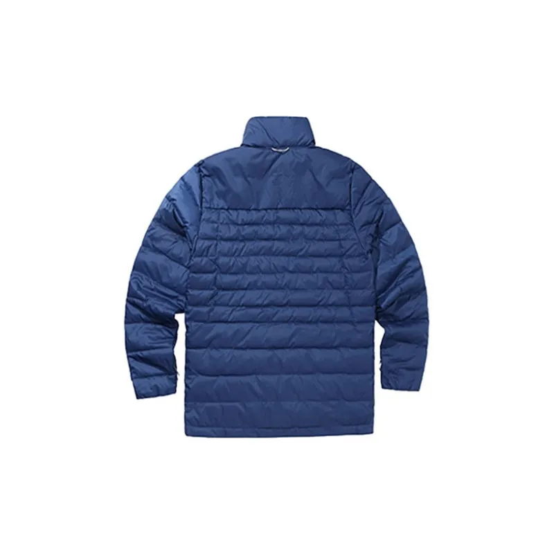 Columbia Water-Resistant Windproof Warm And Rainproof Windbreaker Jacket Men's Blue-3