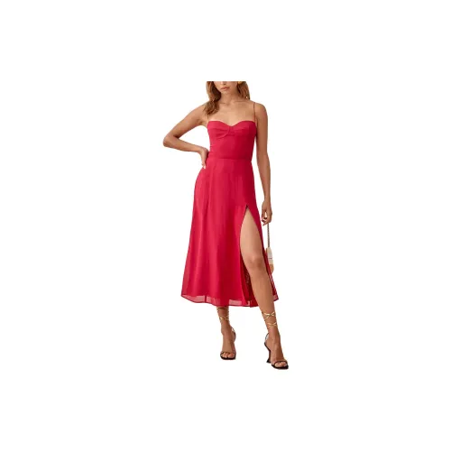 Reformation Slip Dresses Women's Russet Red