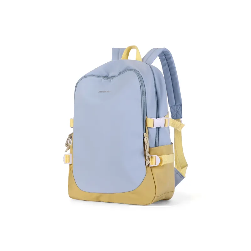 JEANSWEST Fabric Backpack Unisex Black/Dark Blue/Light Blue/Blue Yellow/Gray-13
