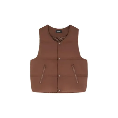 REPRESENT Vests Men Brown