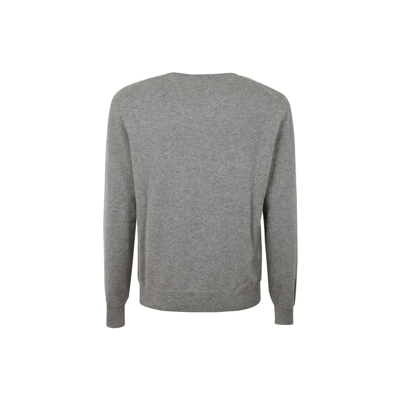 MALO Cashmere Sweaters Men Light Gray-1