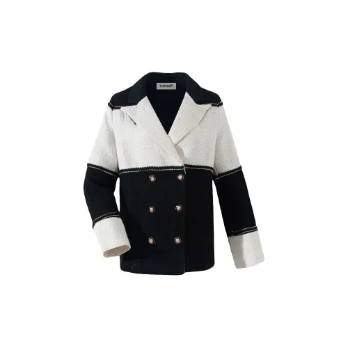 TURN UP Jackets Women's Black/White