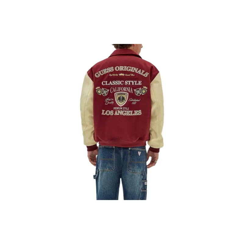 GUESS Jackets Unisex Red-1