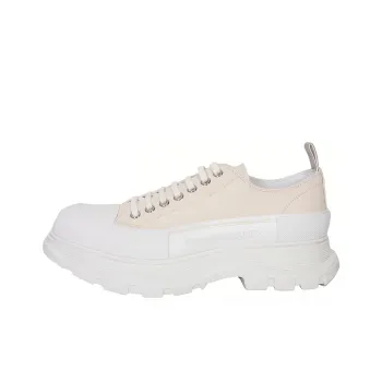 Alexander McQueen Tread Slick Low Top Sneakers 'Cream Pink White'