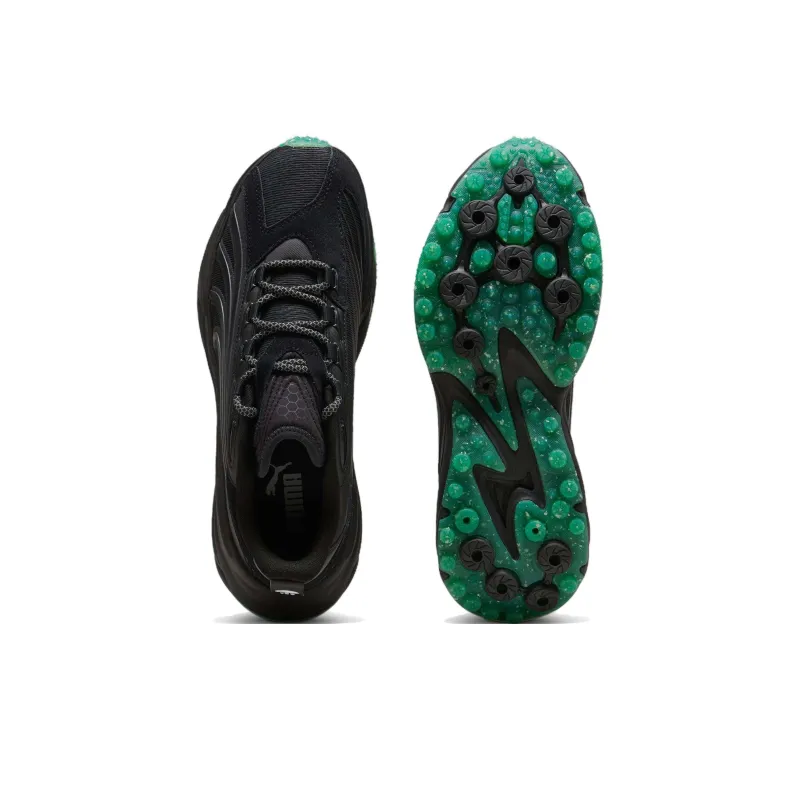 PUMA Mercedes AMG Petronas F1 Anti Slip Wear Resistant Low Top Casual Running Shoes Unisex Black-3