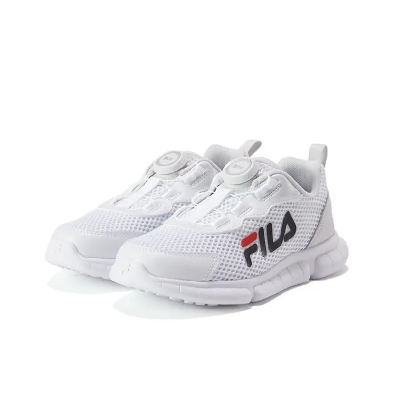 FILA KIDS Slip Resistant, Abrasion Resistant, Breathable Low Top Kids' Running Shoes White Teenagers-1