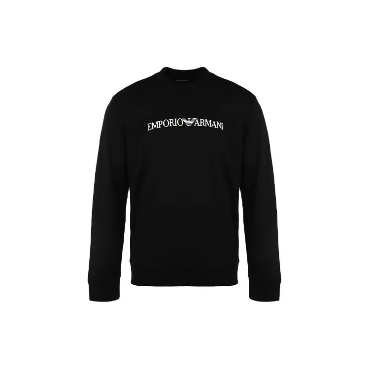 EMPORIO ARMANI Logo Printed Crewneck Sweatshirt-2