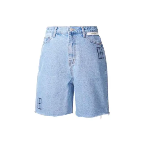 KIMHEKIM Denim Shorts Women's Blue