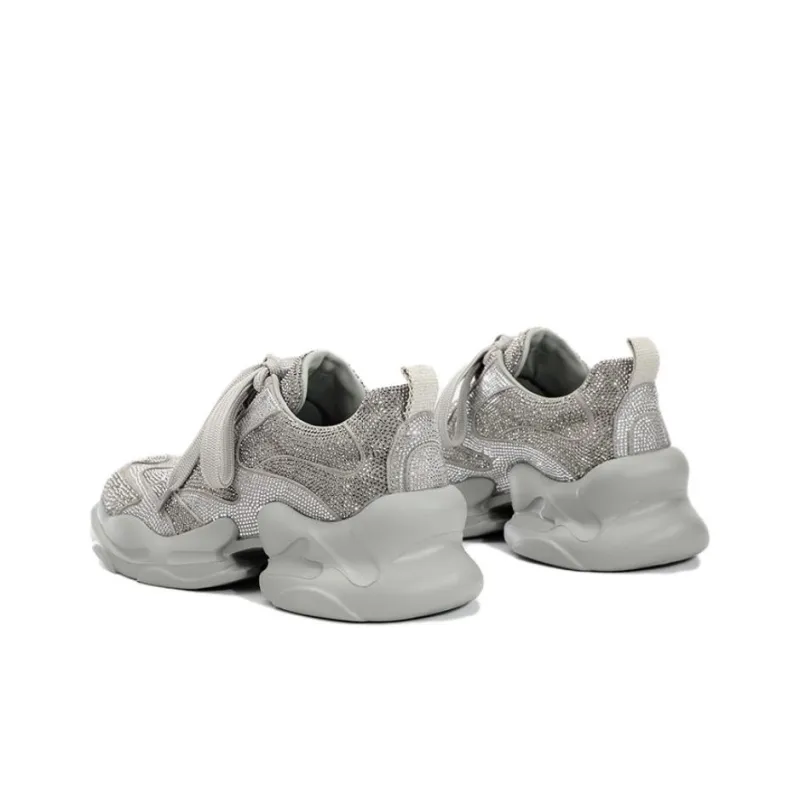 DIBO MANNER Cloud Want Series Low Top Trendy Platform Rhinestone Decoration Chunky Sneakers-10
