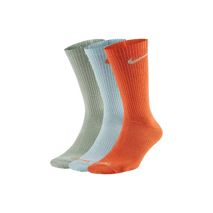 Nike Mid-Calf Socks All Unisex Orange Turquoise-0