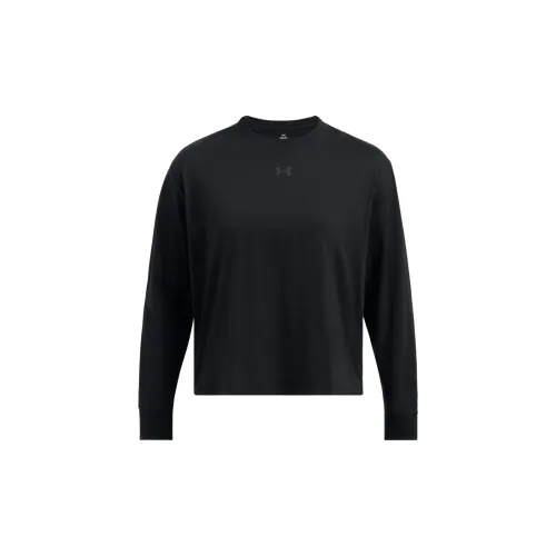 Under Armour Boxy T-Shirts Women's Black